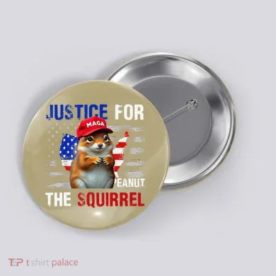 Justice For Peanut The Squirrel Peanut Squirrel Button