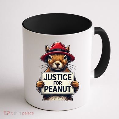 Justice For Peanut The Squirrel Wanted Coffee Mug back