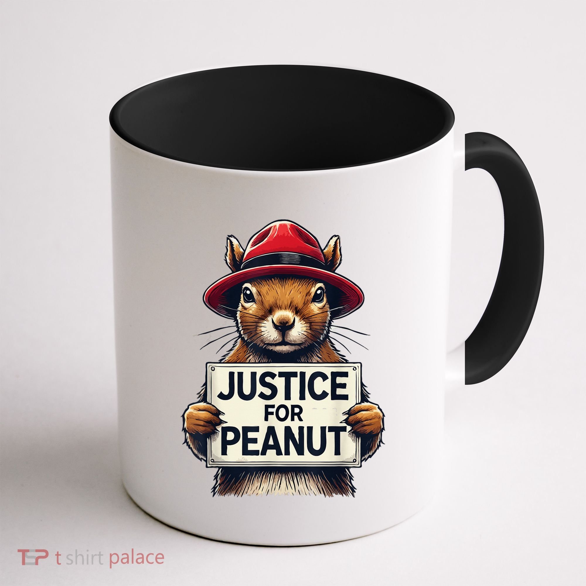 Justice For Peanut The Squirrel Wanted Coffee Mug