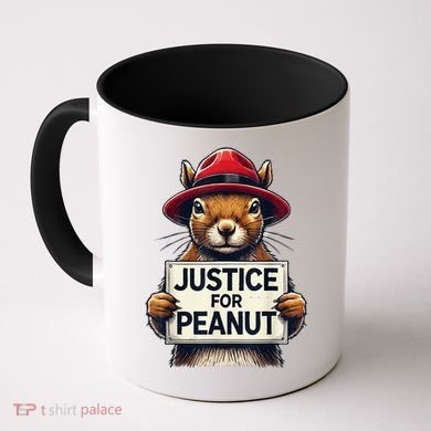 Justice For Peanut The Squirrel Wanted Coffee Mug