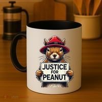 Justice For Peanut The Squirrel Wanted Coffee Mug thumb 4