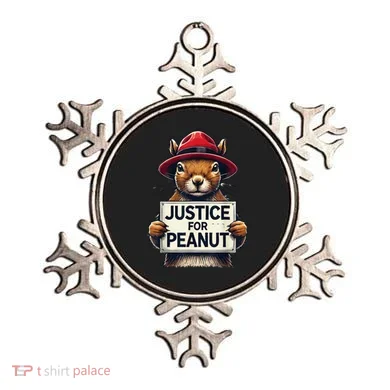 Justice For Peanut The Squirrel Wanted Ornament