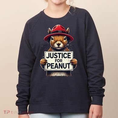 Justice For Peanut The Squirrel Wanted Women's Sweatshirt