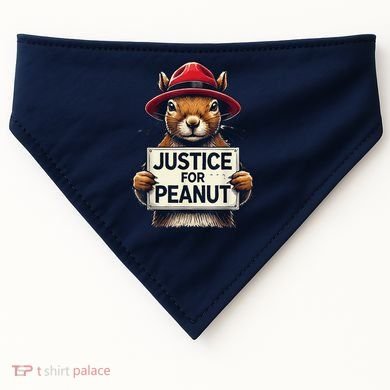 Justice For Peanut The Squirrel Wanted USA-Made Doggie Bandana