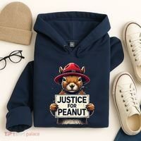 Justice For Peanut The Squirrel Wanted Hoodie thumb 4