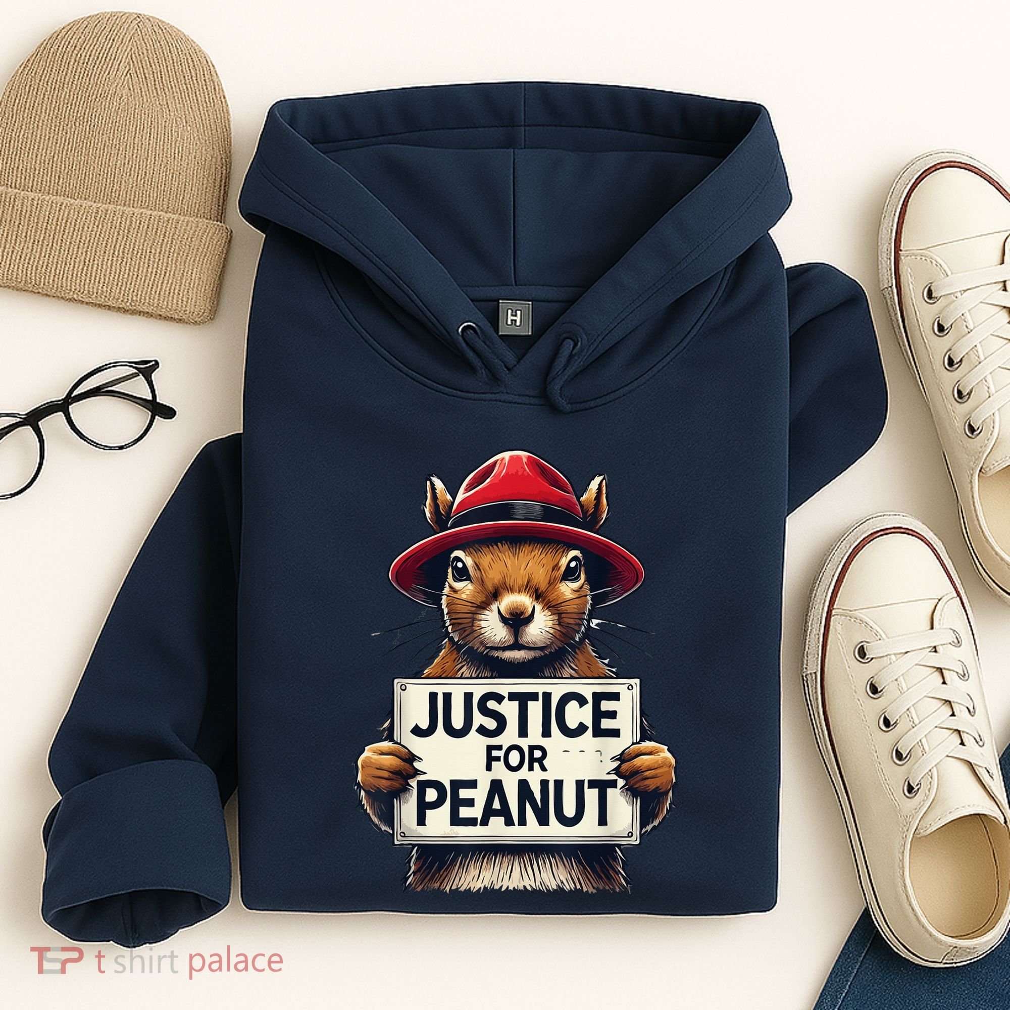 Justice For Peanut The Squirrel Wanted Hoodie