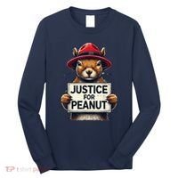 Justice For Peanut The Squirrel Wanted Long Sleeve Shirt thumb 0