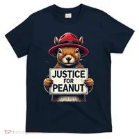 Justice For Peanut The Squirrel Wanted T-Shirt thumb 0