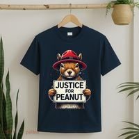 Justice For Peanut The Squirrel Wanted T-Shirt thumb 2