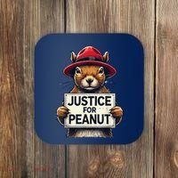 Justice For Peanut The Squirrel Wanted Coaster thumb 0