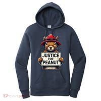Justice For Peanut The Squirrel Wanted Women's Hoodie thumb 0