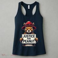Justice For Peanut The Squirrel Wanted Women's Tank Top thumb 3