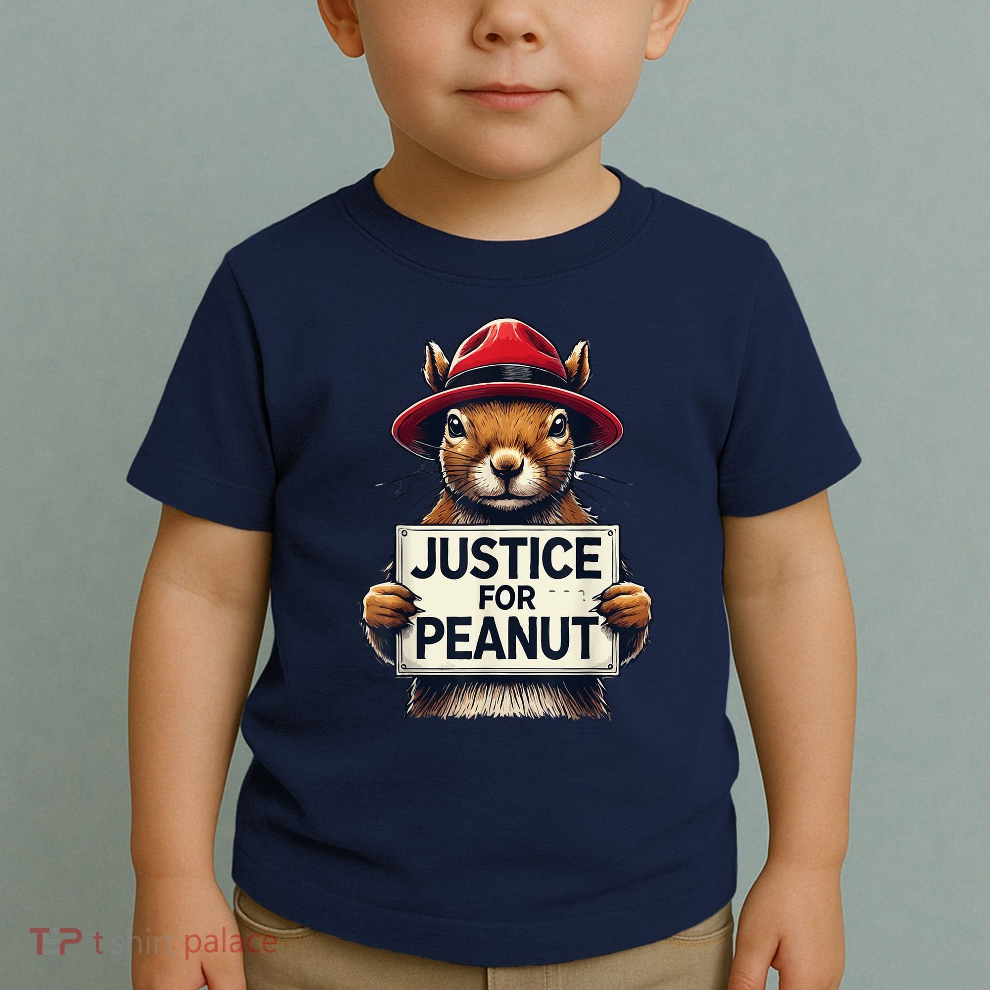 Justice For Peanut The Squirrel Wanted Toddler T-Shirt