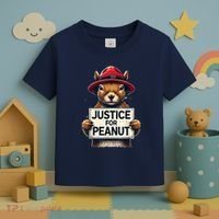 Justice For Peanut The Squirrel Wanted Toddler T-Shirt thumb 3