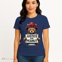 Justice For Peanut The Squirrel Wanted Women's T-Shirt thumb 4