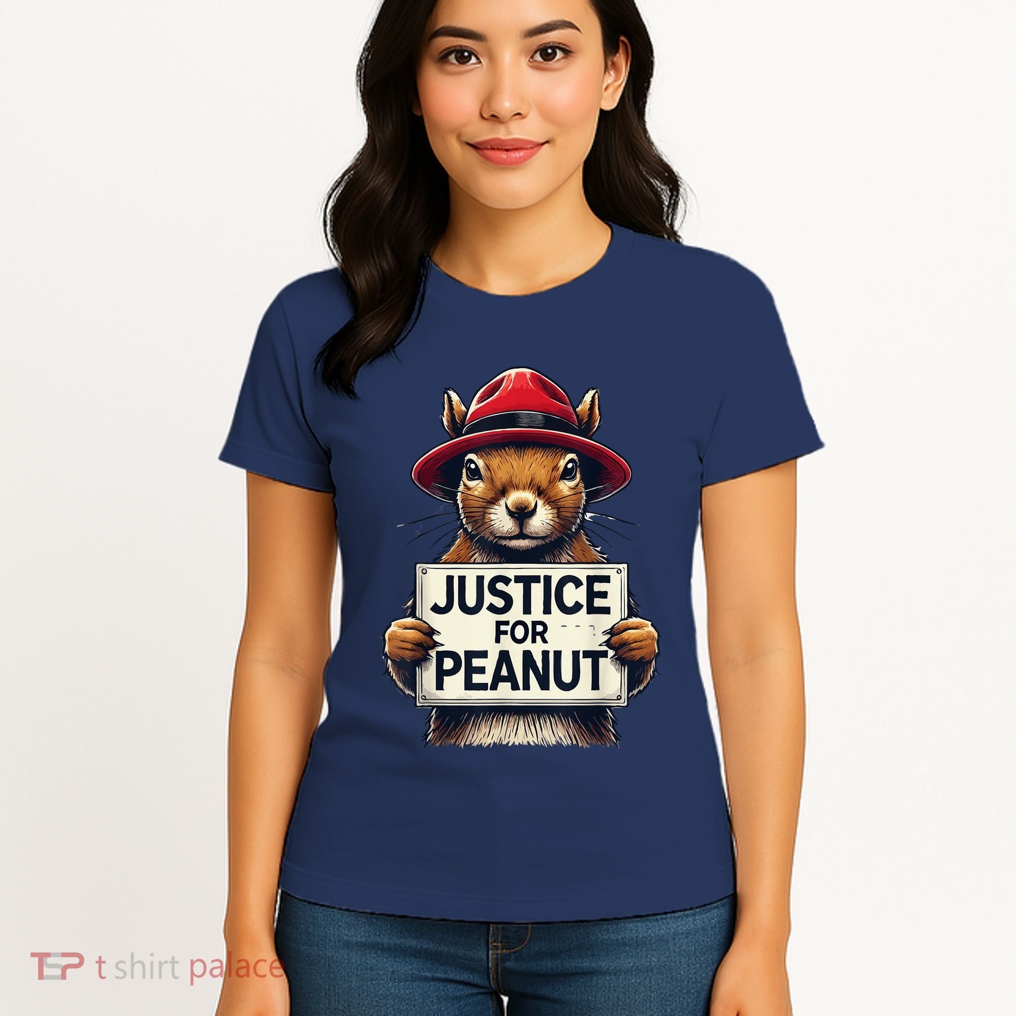 Justice For Peanut The Squirrel Wanted Women's T-Shirt