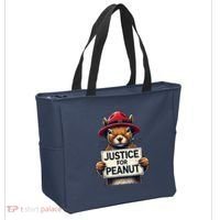 Justice For Peanut The Squirrel Wanted Tote Bag thumb 2
