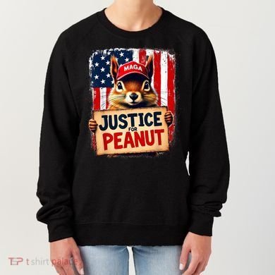 Justice For Peanut The Squirrel Peanut Squirrel Maga Women's Sweatshirt