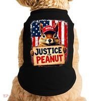 Justice For Peanut The Squirrel Peanut Squirrel Maga Doggie Tank thumb 0