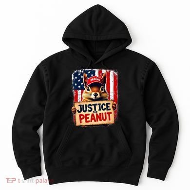 Justice For Peanut The Squirrel Peanut Squirrel Maga Hoodie