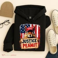 Justice For Peanut The Squirrel Peanut Squirrel Maga Hoodie thumb 4