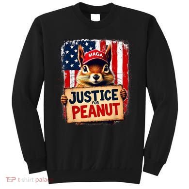 Justice For Peanut The Squirrel Peanut Squirrel Maga Sweatshirt