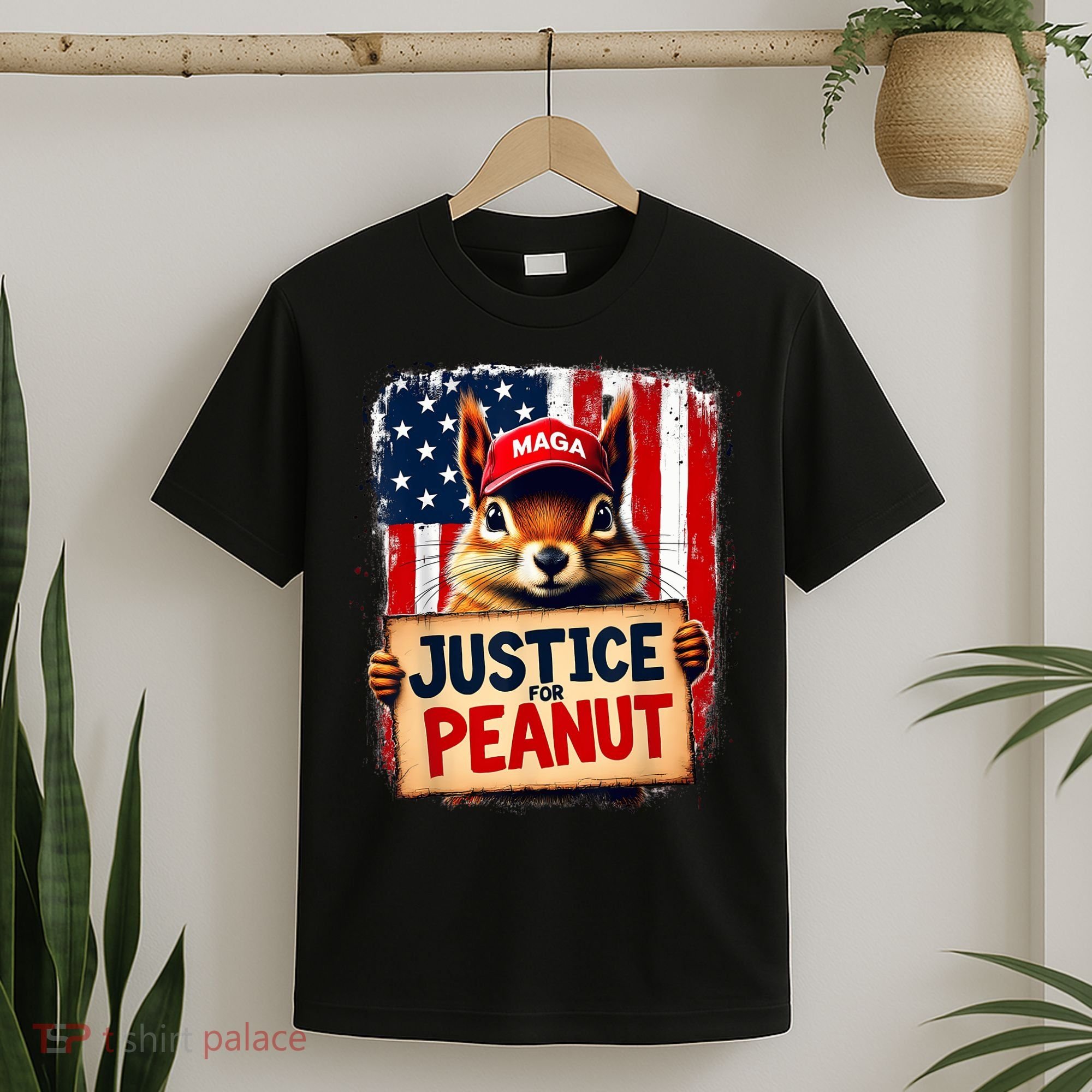 Justice For Peanut The Squirrel Peanut Squirrel Maga T-Shirt