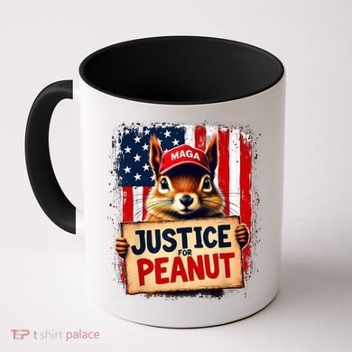 Justice For Peanut The Squirrel Peanut Squirrel Maga Coffee Mug