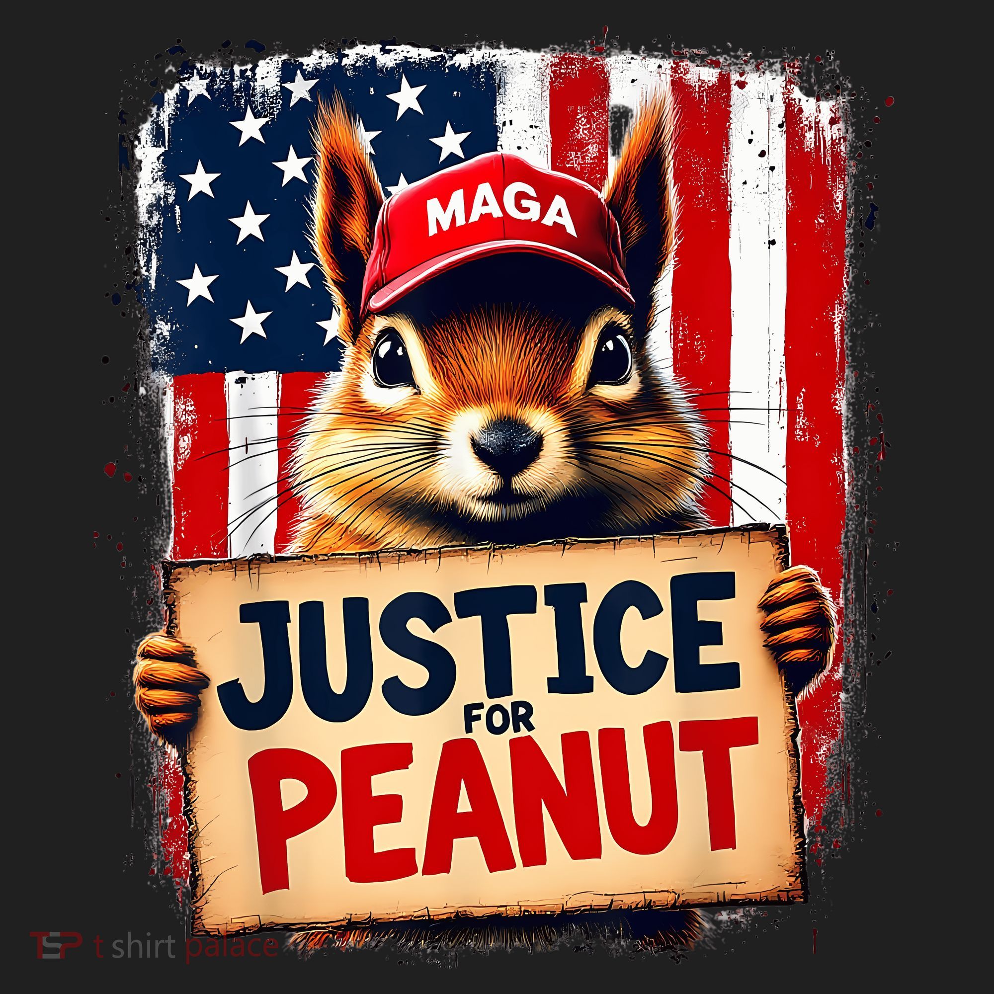 Justice For Peanut The Squirrel Peanut Squirrel Maga Beanie