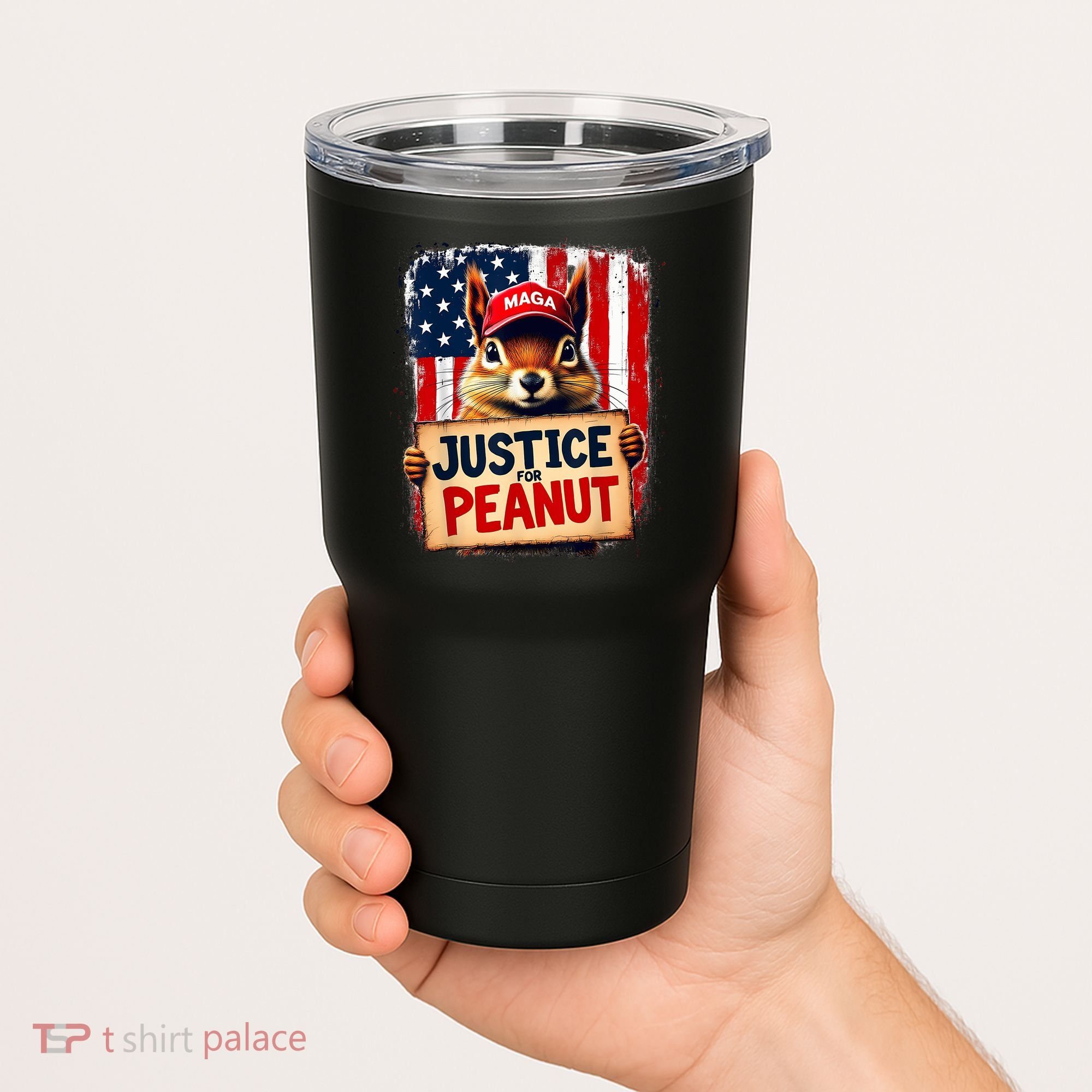 Justice For Peanut The Squirrel Peanut Squirrel Maga Tumbler