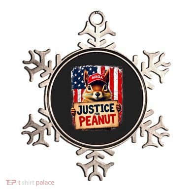 Justice For Peanut The Squirrel Peanut Squirrel Maga Ornament