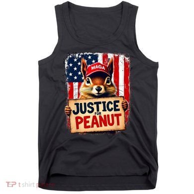 Justice For Peanut The Squirrel Peanut Squirrel Maga Tank Top
