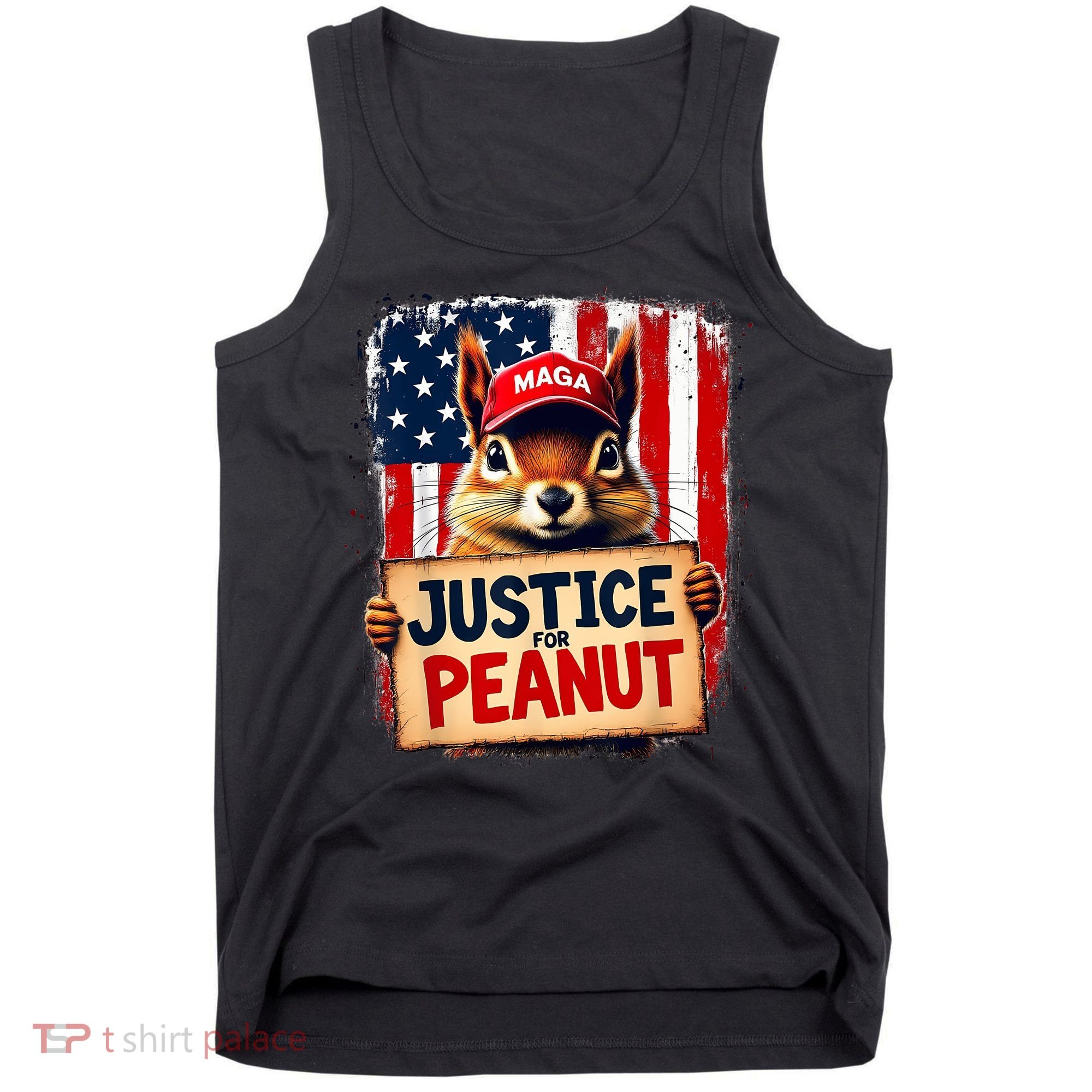 Justice For Peanut The Squirrel Peanut Squirrel Maga Tank Top