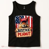 Justice For Peanut The Squirrel Peanut Squirrel Maga Tank Top thumb 2