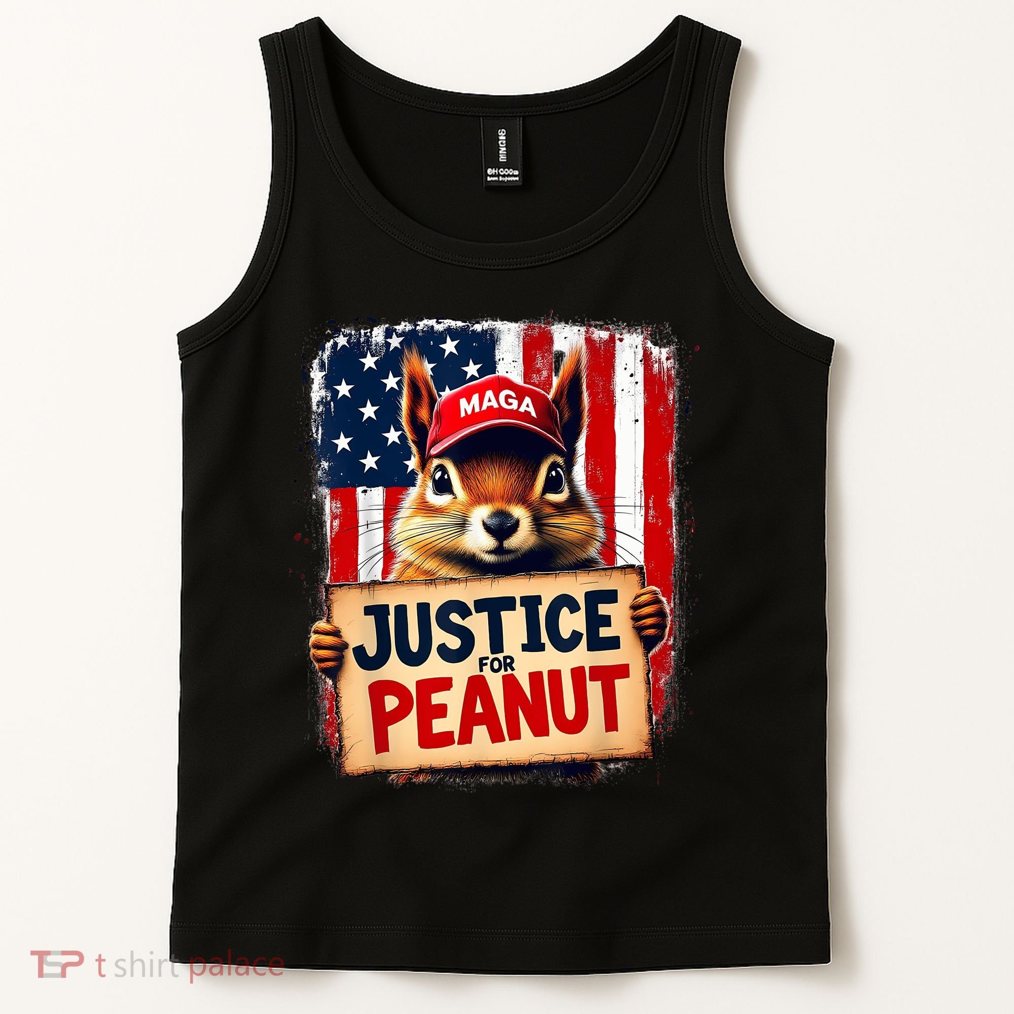 Justice For Peanut The Squirrel Peanut Squirrel Maga Tank Top