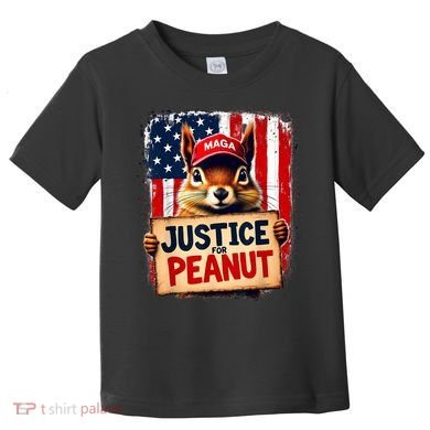 Justice For Peanut The Squirrel Peanut Squirrel Maga Toddler T-Shirt
