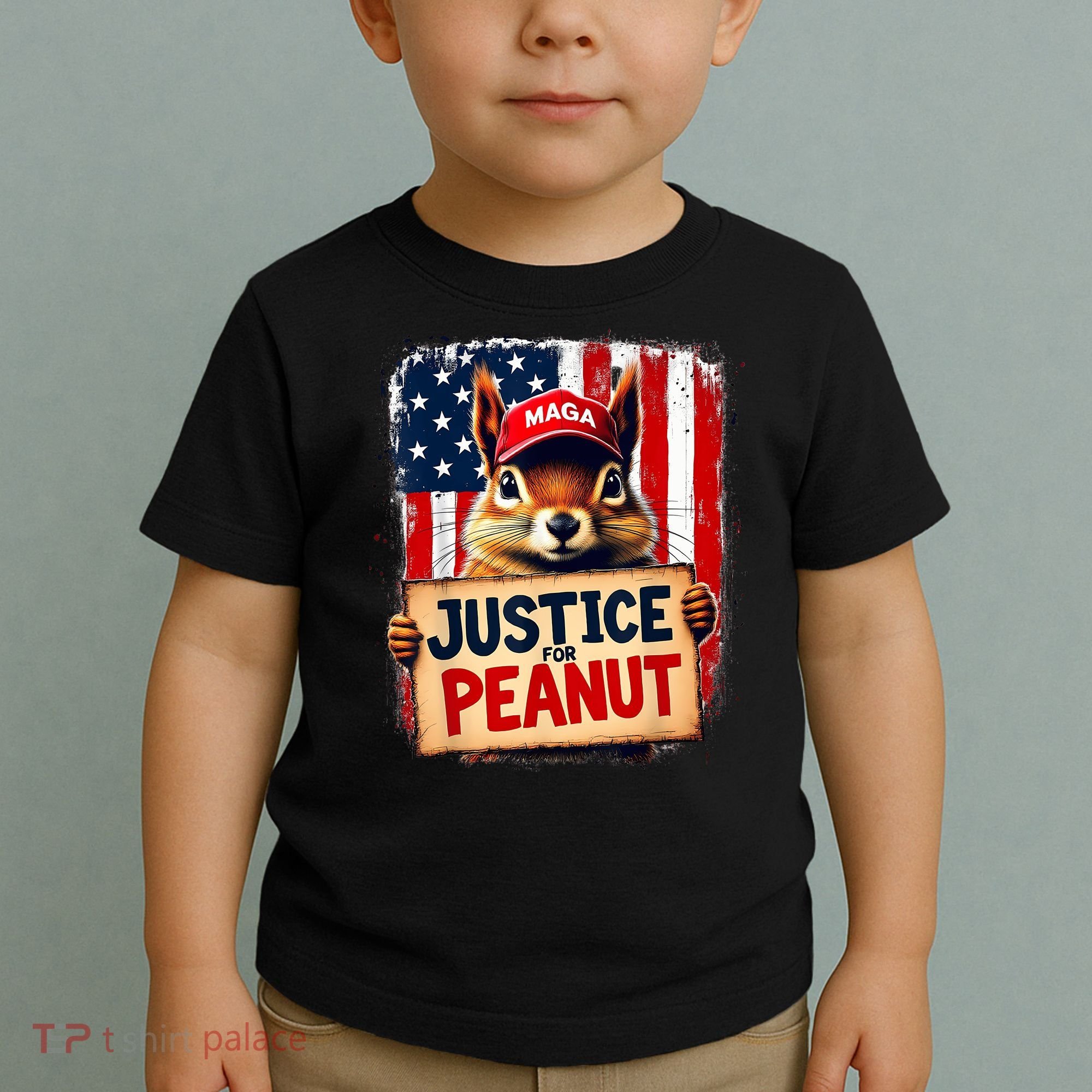 Justice For Peanut The Squirrel Peanut Squirrel Maga Toddler T-Shirt