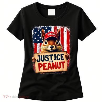 Justice For Peanut The Squirrel Peanut Squirrel Maga Women's T-Shirt