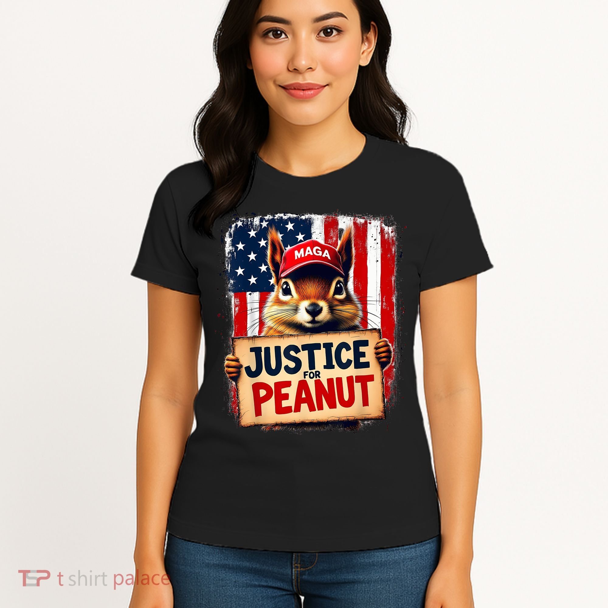 Justice For Peanut The Squirrel Peanut Squirrel Maga Women's T-Shirt