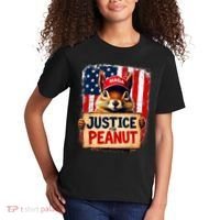 Justice For Peanut The Squirrel Peanut Squirrel Maga Kids T-Shirt thumb 2