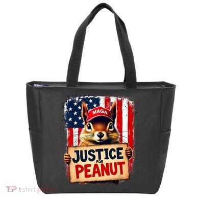 Justice For Peanut The Squirrel Peanut Squirrel Maga Tote Bag