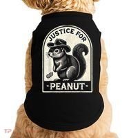 Justice For Peanut The Squirrel Peanut Squirrel Wanted Doggie Tank thumb 0