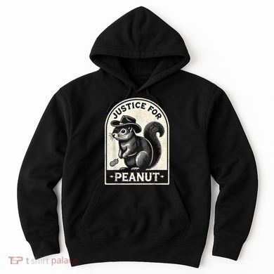 Justice For Peanut The Squirrel Peanut Squirrel Wanted Hoodie