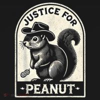 Justice For Peanut The Squirrel Peanut Squirrel Wanted Long Sleeve Shirt thumb 2