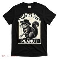 Justice For Peanut The Squirrel Peanut Squirrel Wanted T-Shirt thumb 0