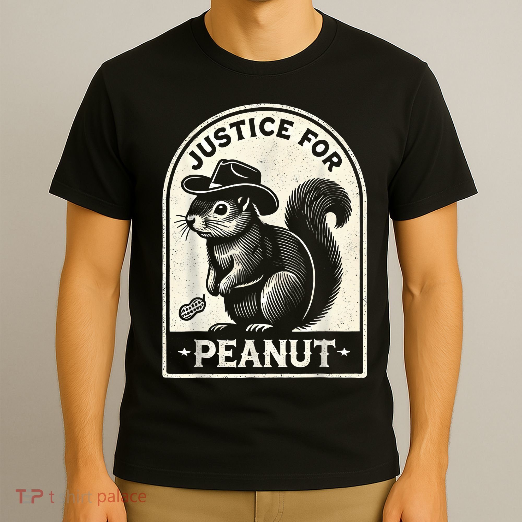 Justice For Peanut The Squirrel Peanut Squirrel Wanted T-Shirt