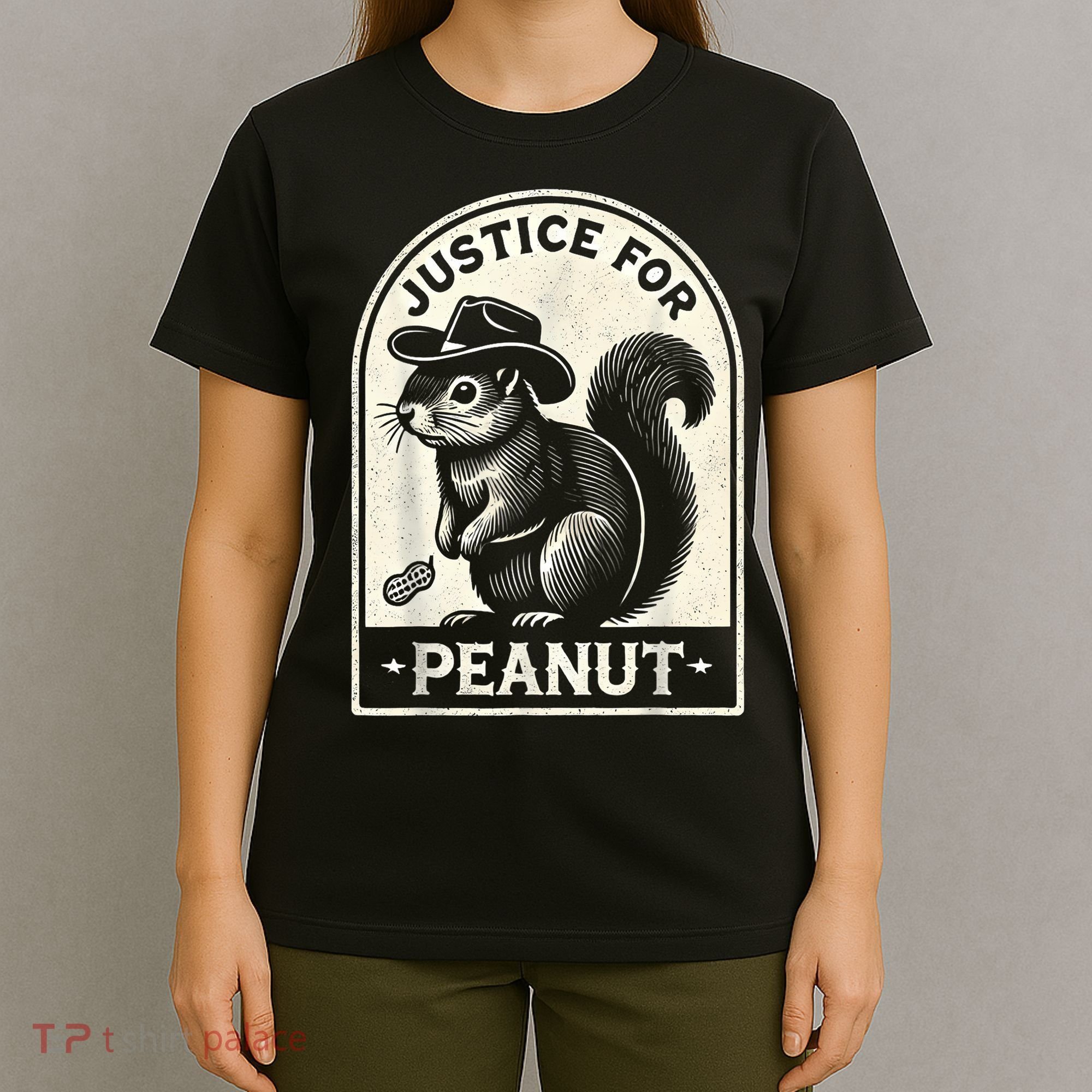 Justice For Peanut The Squirrel Peanut Squirrel Wanted T-Shirt