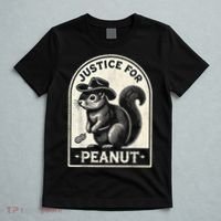 Justice For Peanut The Squirrel Peanut Squirrel Wanted T-Shirt thumb 5