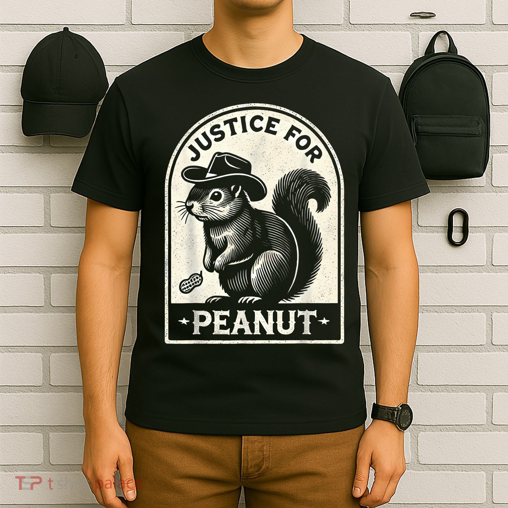 Justice For Peanut The Squirrel Peanut Squirrel Wanted T-Shirt