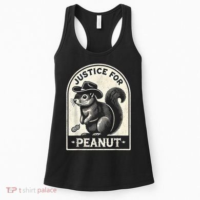 Justice For Peanut The Squirrel Peanut Squirrel Wanted Women's Tank Top
